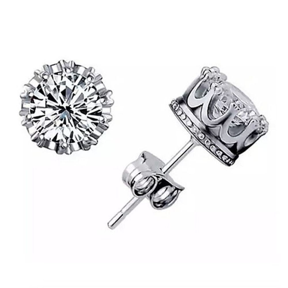 Crystal Crown Earrings